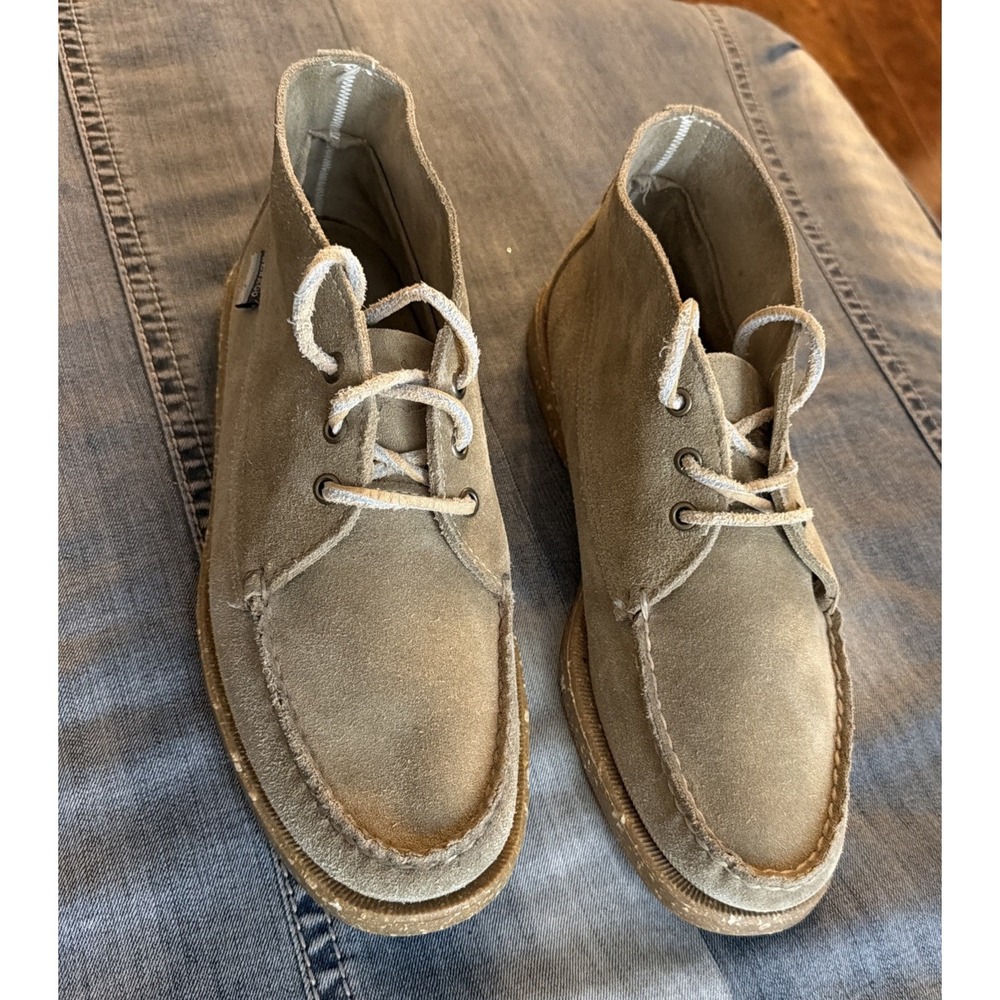 Sebago Dockside Men's Brown Sand  Suede Lace Up Chukka Boots Size 9 Ankle - Picture 2 of 8